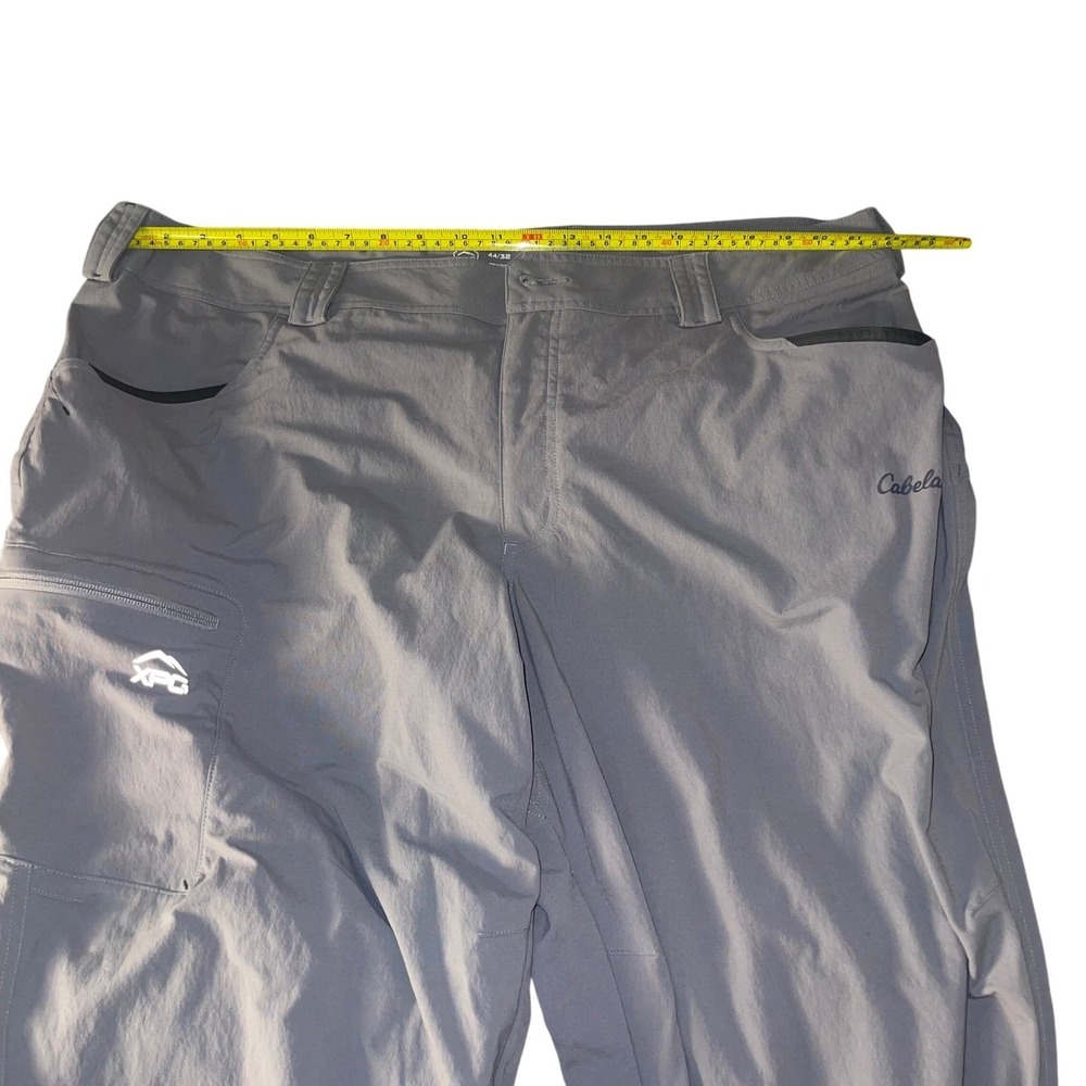 Outdoor Performance Fish Travel Zip Pocket Nylon Gray Lightweight Activewear - Picture 9 of 14